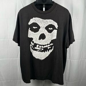 Vintage Y2K 2000s 2001 American Punk Rock Band Misfits Graphic T-Shirt Size 2XL